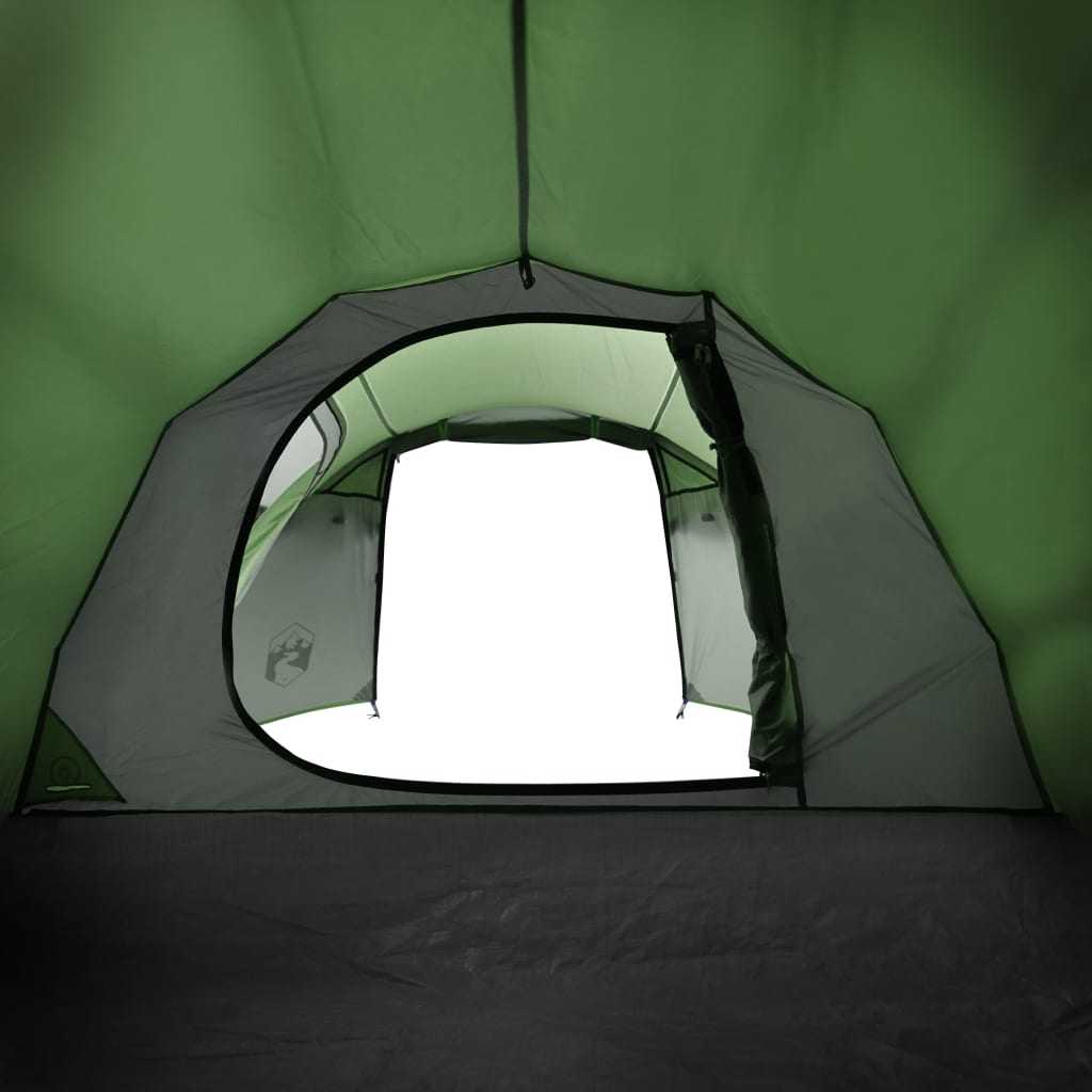 vidaXL Tienda de campaña túnel para 2 personas impermeable verde