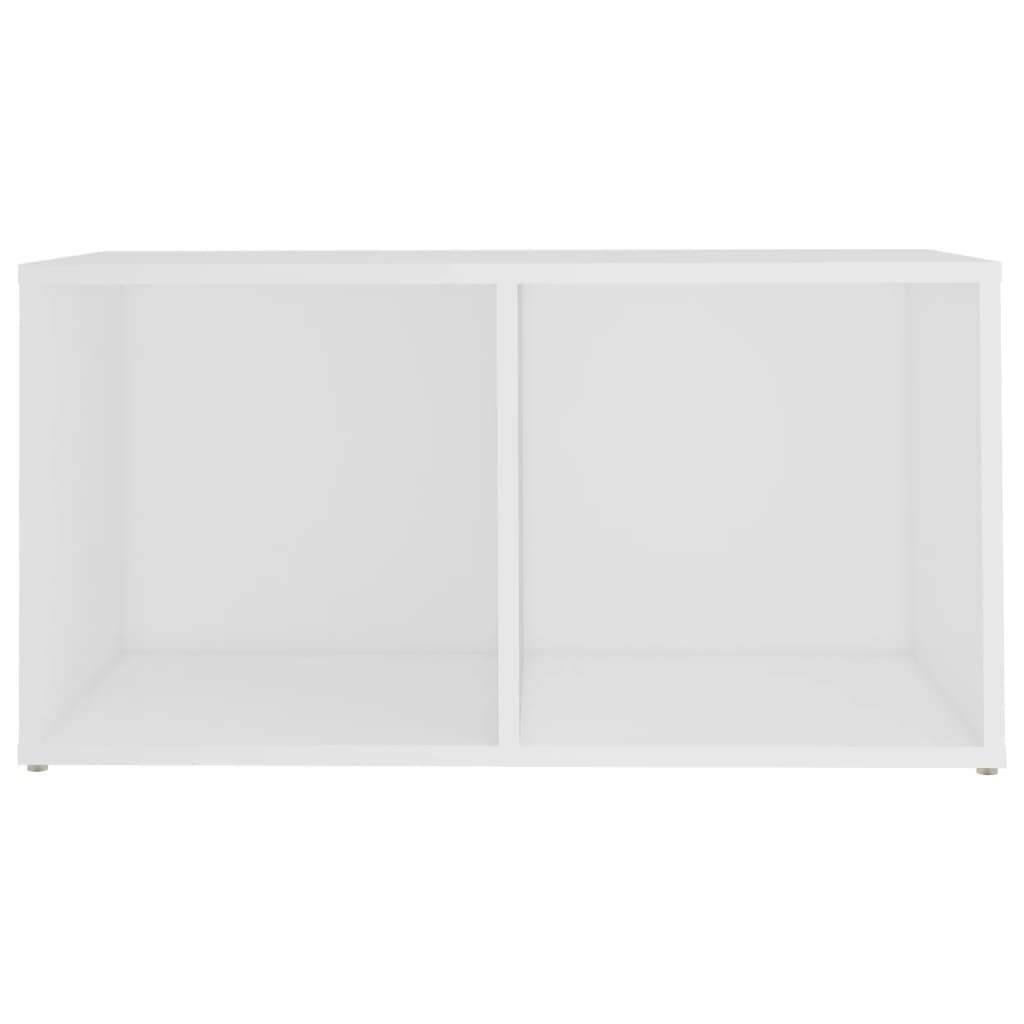 vidaXL Mueble para TV madera contrachapada blanco 72x35x36,5 cm