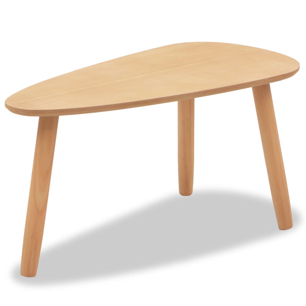 vidaXL Set de mesas de centro 2 unidades madera maciza de pino marrón
