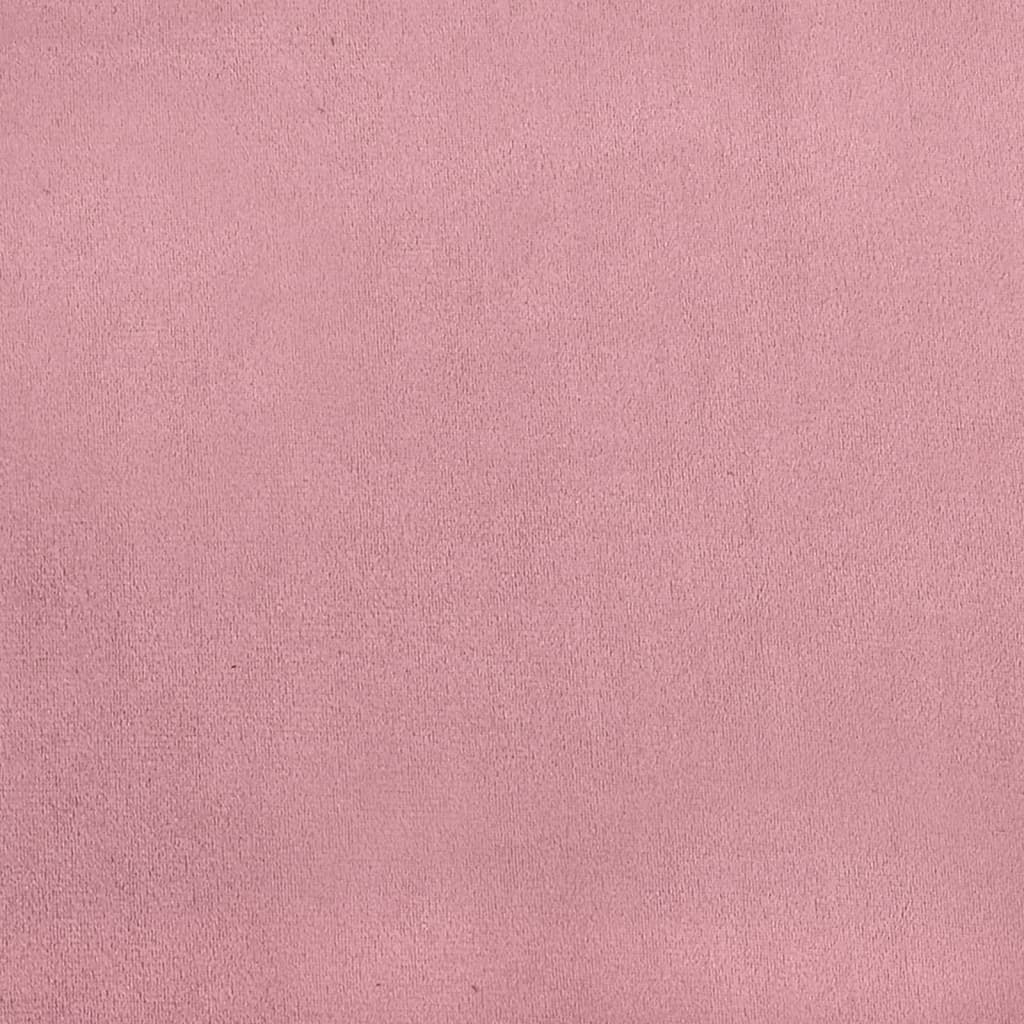 vidaXL Sillón de terciopelo rosa 63x76x80 cm
