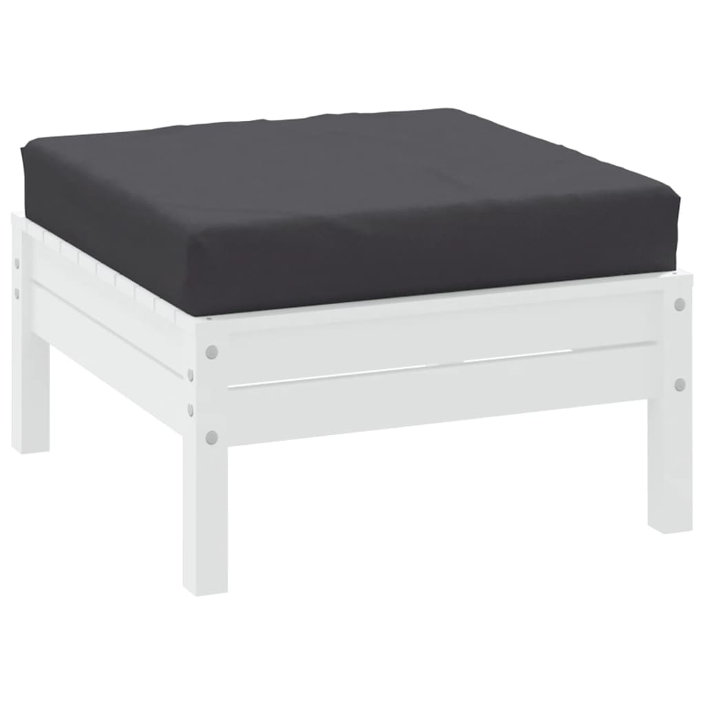 vidaXL Cojín para muebles de palets tela gris antracita 60x60x6 cm