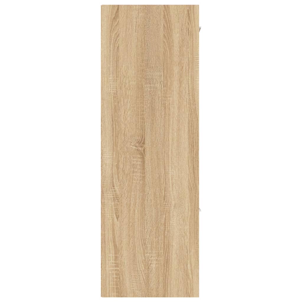 vidaXL Armario almacenamiento madera contrachapada roble 60x29,5x90 cm