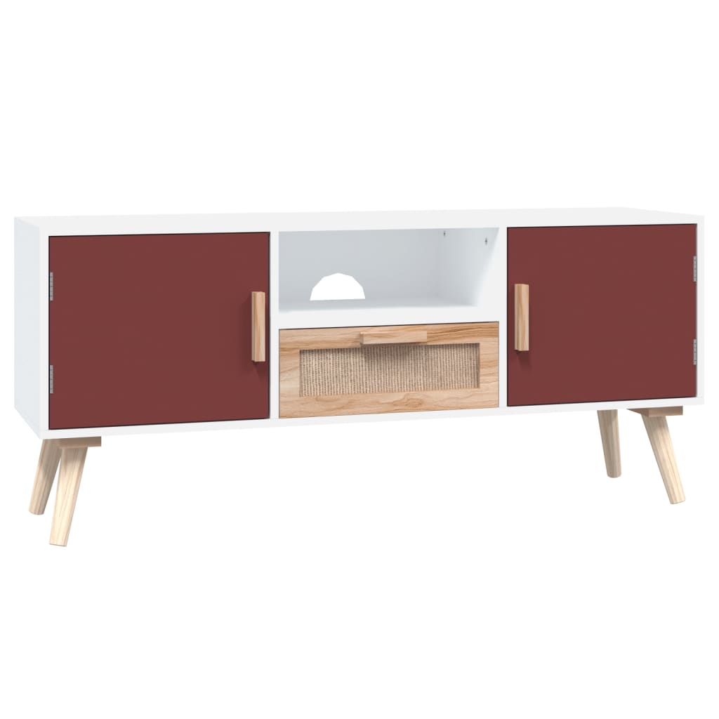 vidaXL Mueble de TV con puertas madera contrachapada 105x30x45 cm