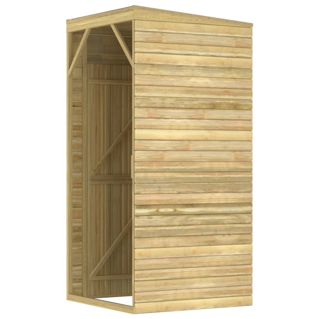 vidaXL Caseta de almacenaje de jardín madera de pino 100x110x218 cm