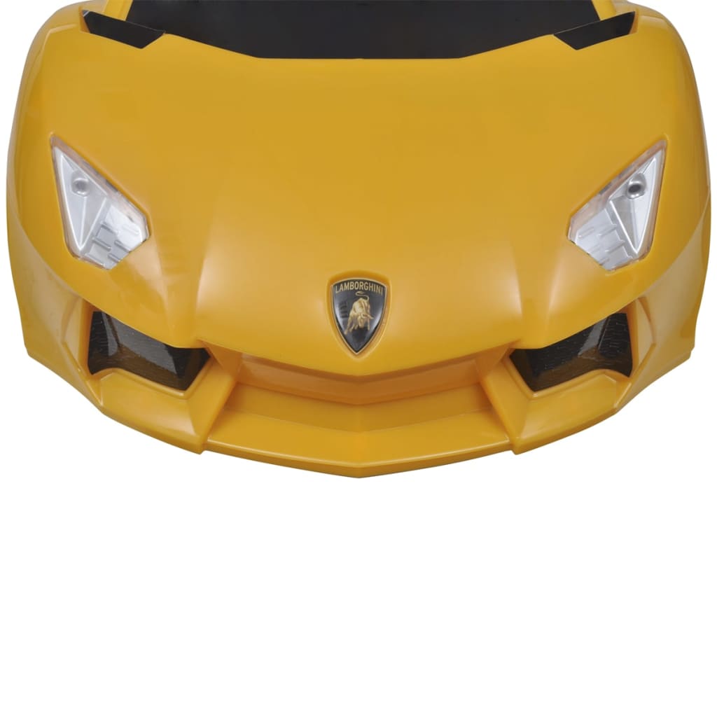 Coche correpasillos Lamborghini Aventador LP700 amarillo