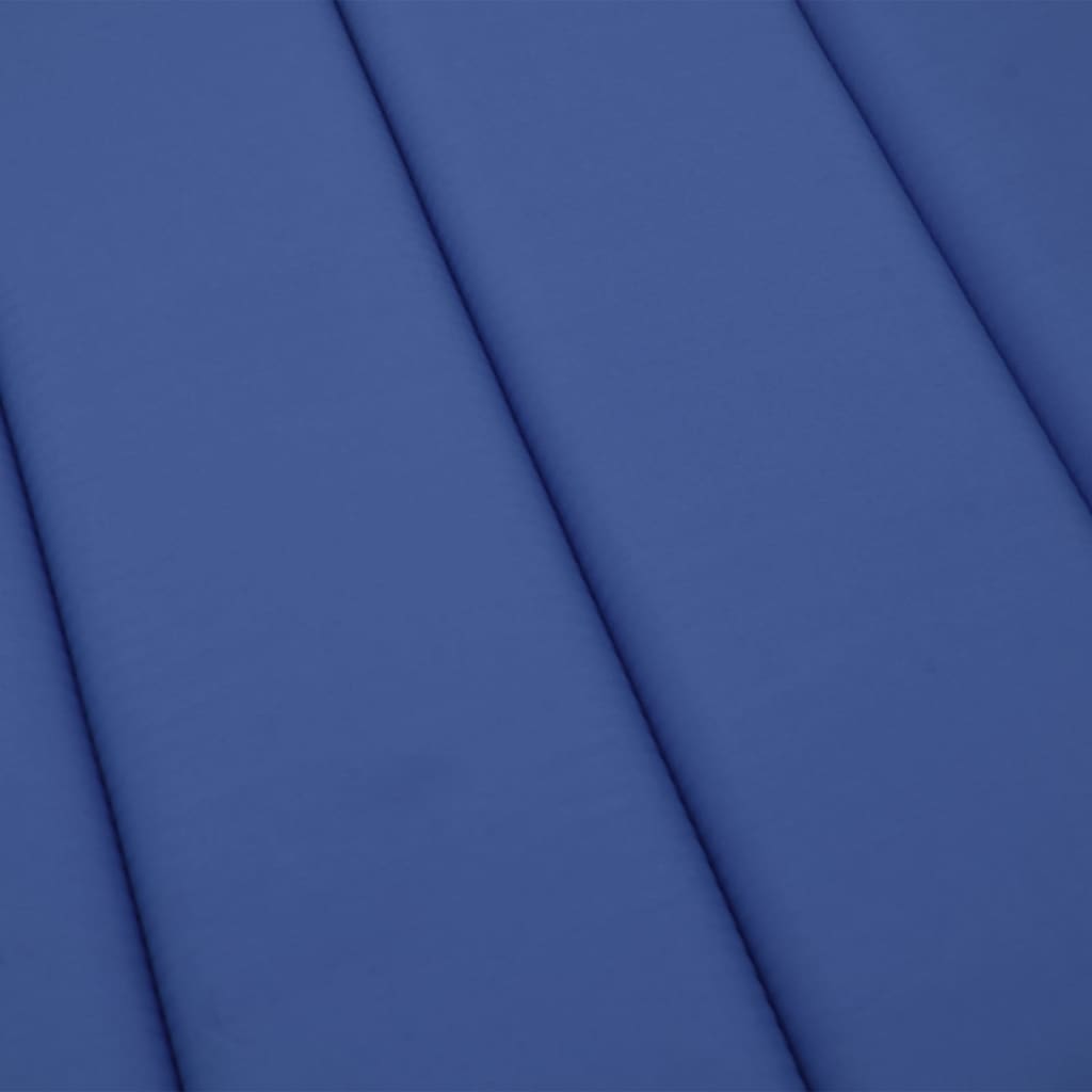 vidaXL Cojín de tumbona de tela Oxford azul 200x50x3 cm
