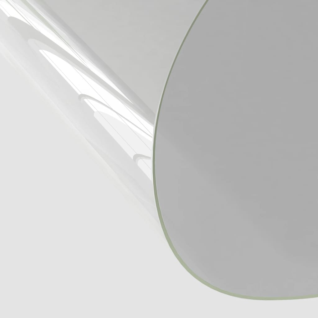 vidaXL Protector de mesa PVC transparente Ø 110 cm 2 mm