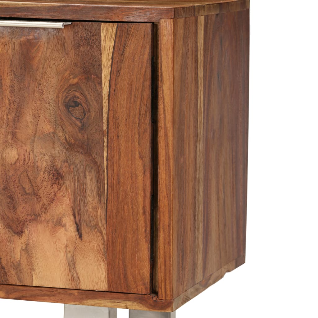 vidaXL Mueble de TV madera maciza sheesham acabado miel 118x30x40 cm