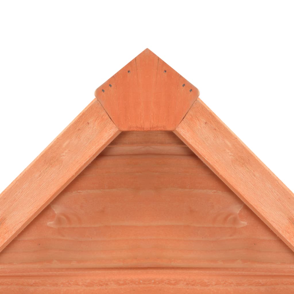 vidaXL Caseta de almacenamiento de jardín de madera 71x60x213 cm
