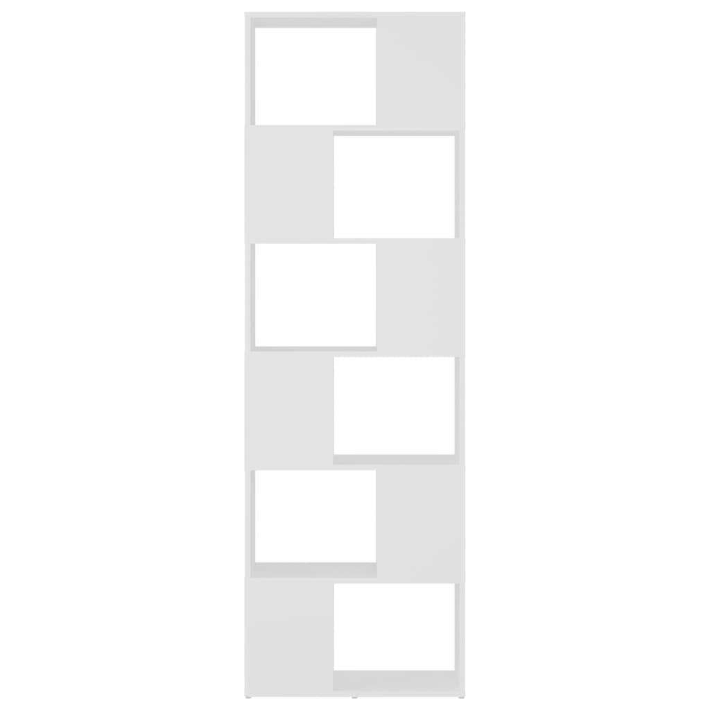 vidaXL Estantería divisor de espacios blanco 60x24x186 cm