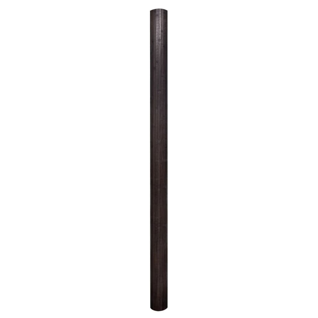 vidaXL Biombo divisor bambú marrón oscuro 250x165 cm
