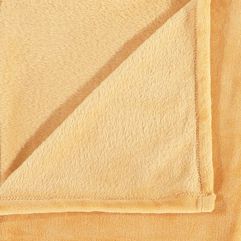 vidaXL Manta de poliéster color desert mist 130x170 cm