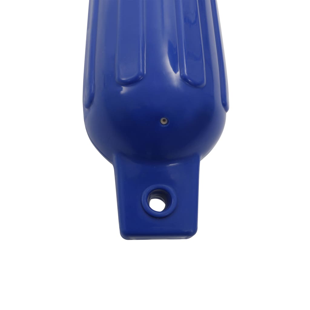 vidaXL Parachoques de barco 4 piezas PVC azul 41x11,5 cm