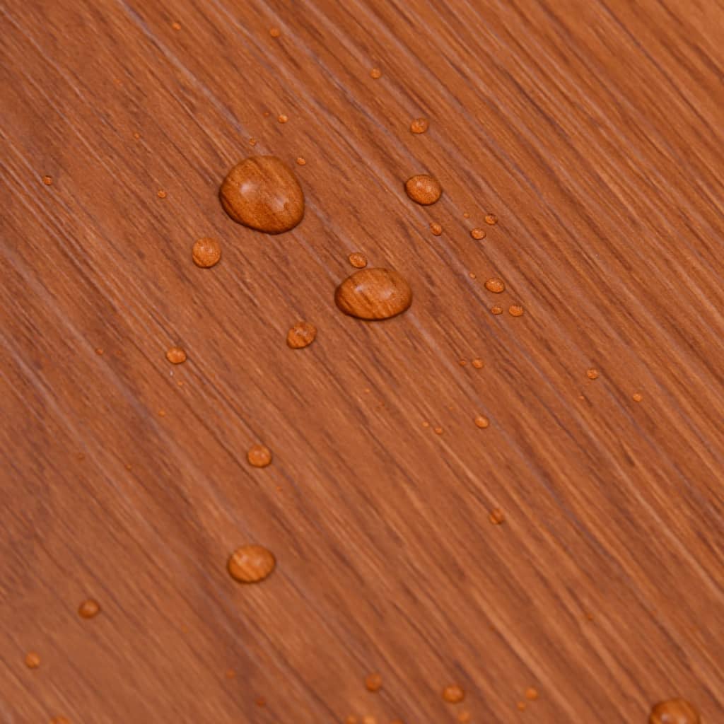vidaXL Lamas de suelo de PVC autoadhesivas 5,02 m² 2 mm marrón madera