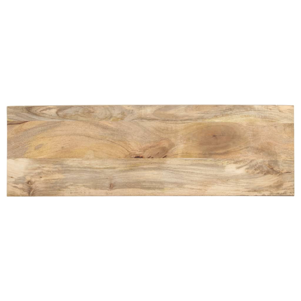 vidaXL Mesa consola de madera maciza de mango 110x35x75 cm