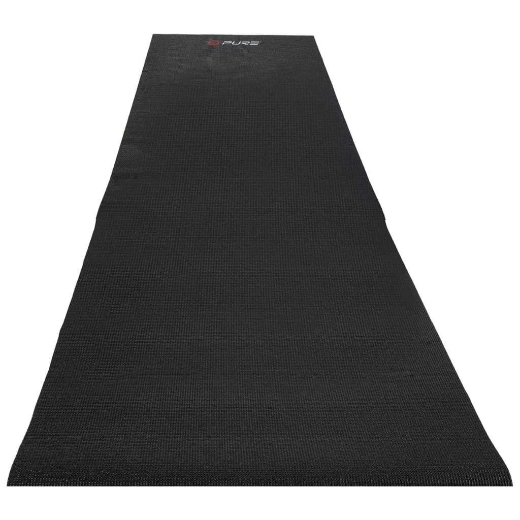 Pure2Improve Esterilla de yoga negra 172x61x0,4 cm