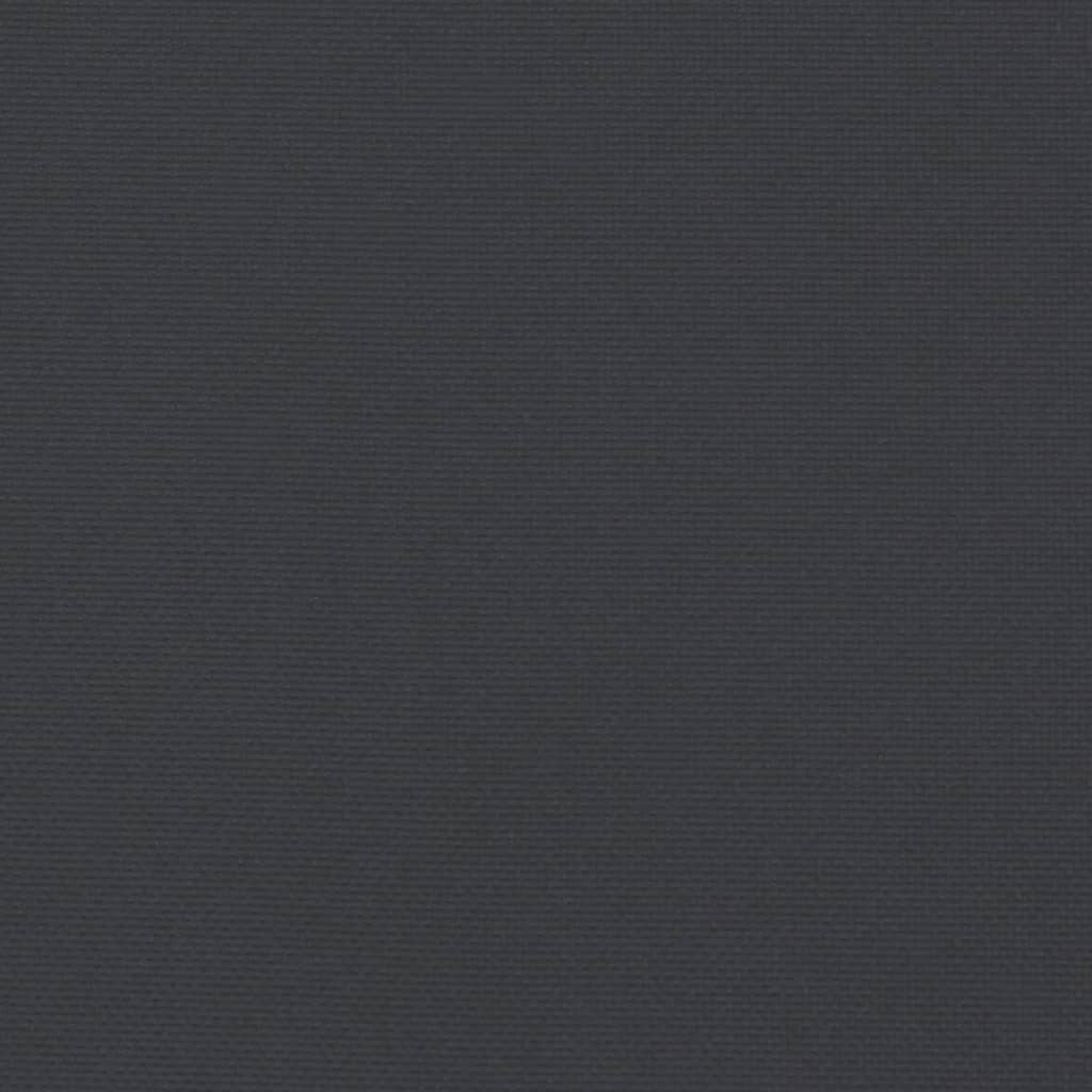 vidaXL Cojín de banco de jardín tela Oxford negro 110x50x7 cm