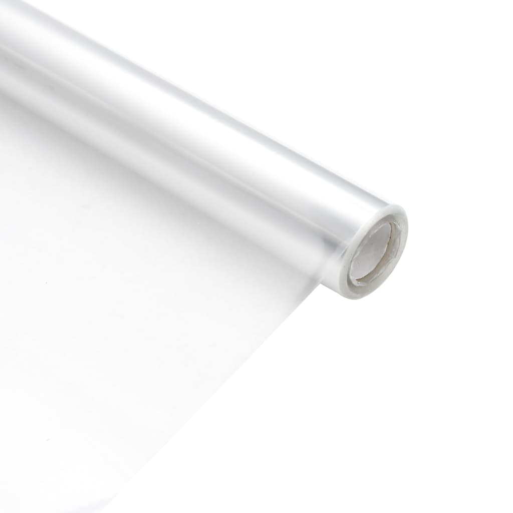 vidaXL Pegatina de mueble autoadhesiva PVC transparente 90x500 cm
