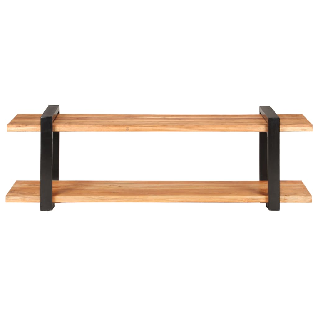 vidaXL Mueble para TV de madera maciza de acacia 130x40x40 cm