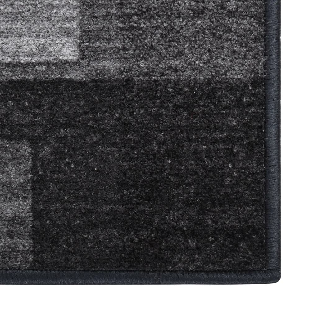 vidaXL Alfombra de pasillo antideslizante gris antracita 67x500 cm