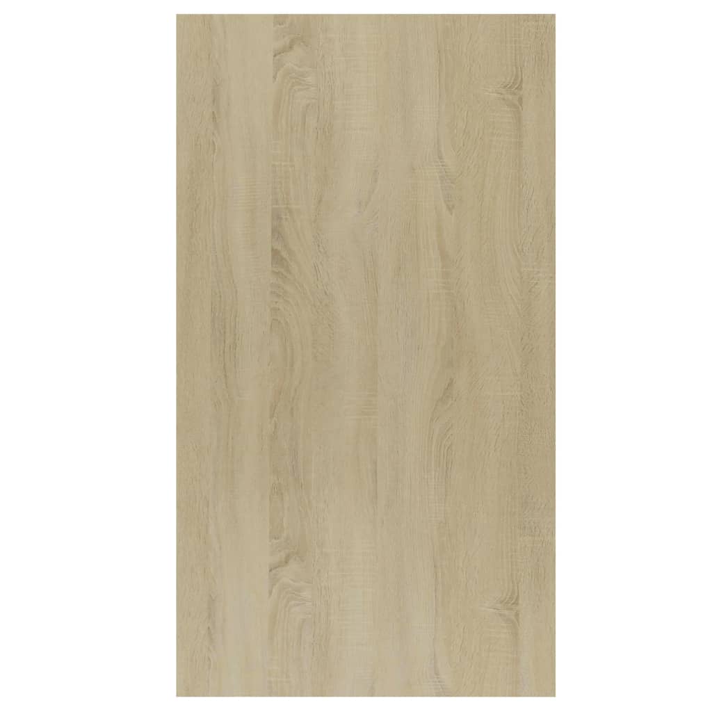 vidaXL Estantería/Aparador madera contrachapada color roble 50x25x80cm