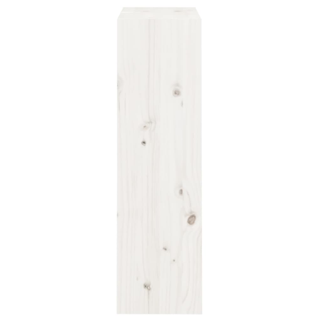 vidaXL Estantería/divisor de espacios madera pino blanco 60x30x103,5cm