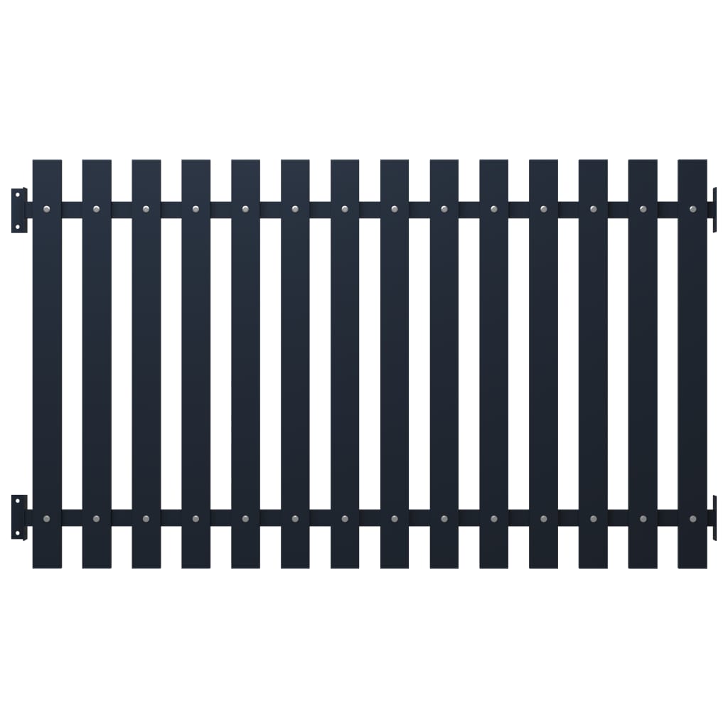 vidaXL Panel de valla acero recubrimiento polvo antracita 170,5x125 cm