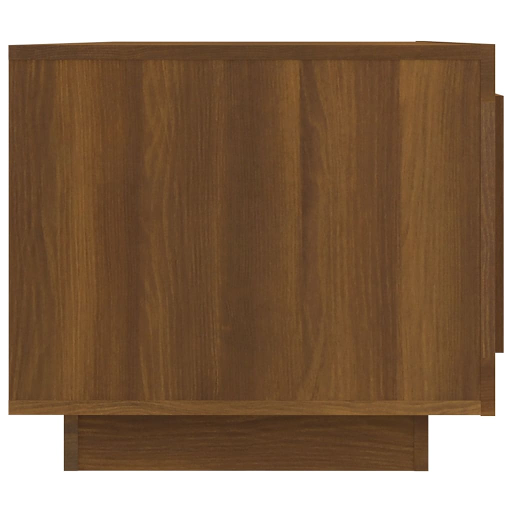 vidaXL Mesa de centro madera contrachapada roble marrón 102x50x45 cm