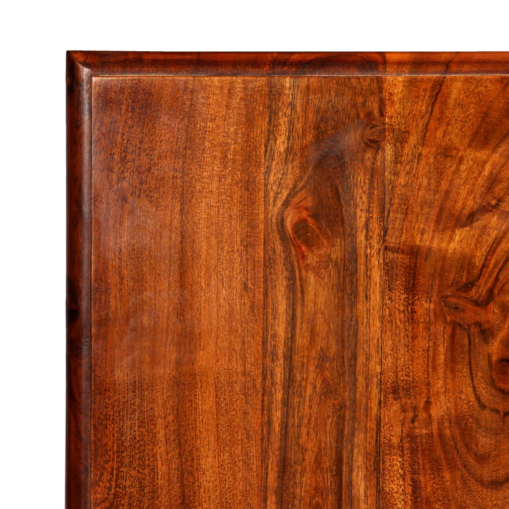 vidaXL Mesa de comedor madera maciza acabado miel 200x100x76 cm