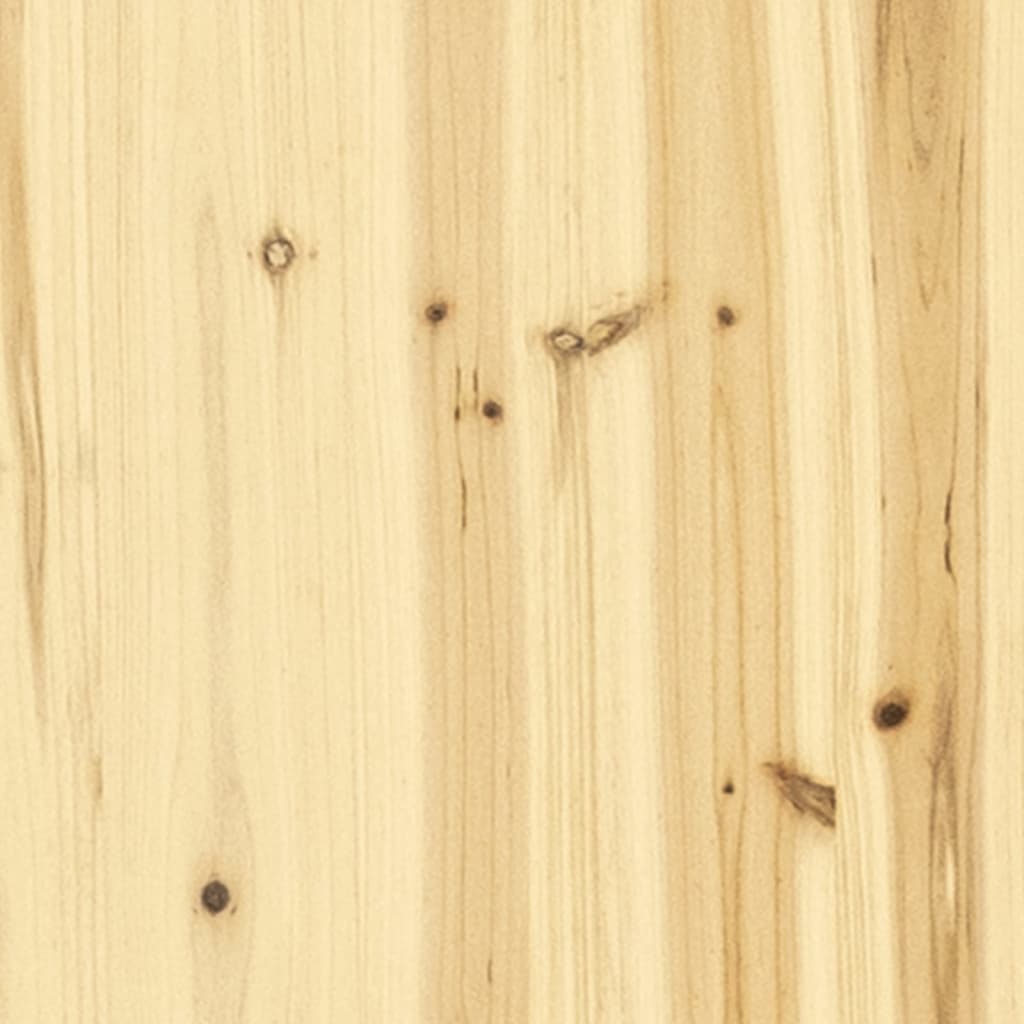 vidaXL Mesita de noche madera maciza de abeto 40x30,5x40 cm