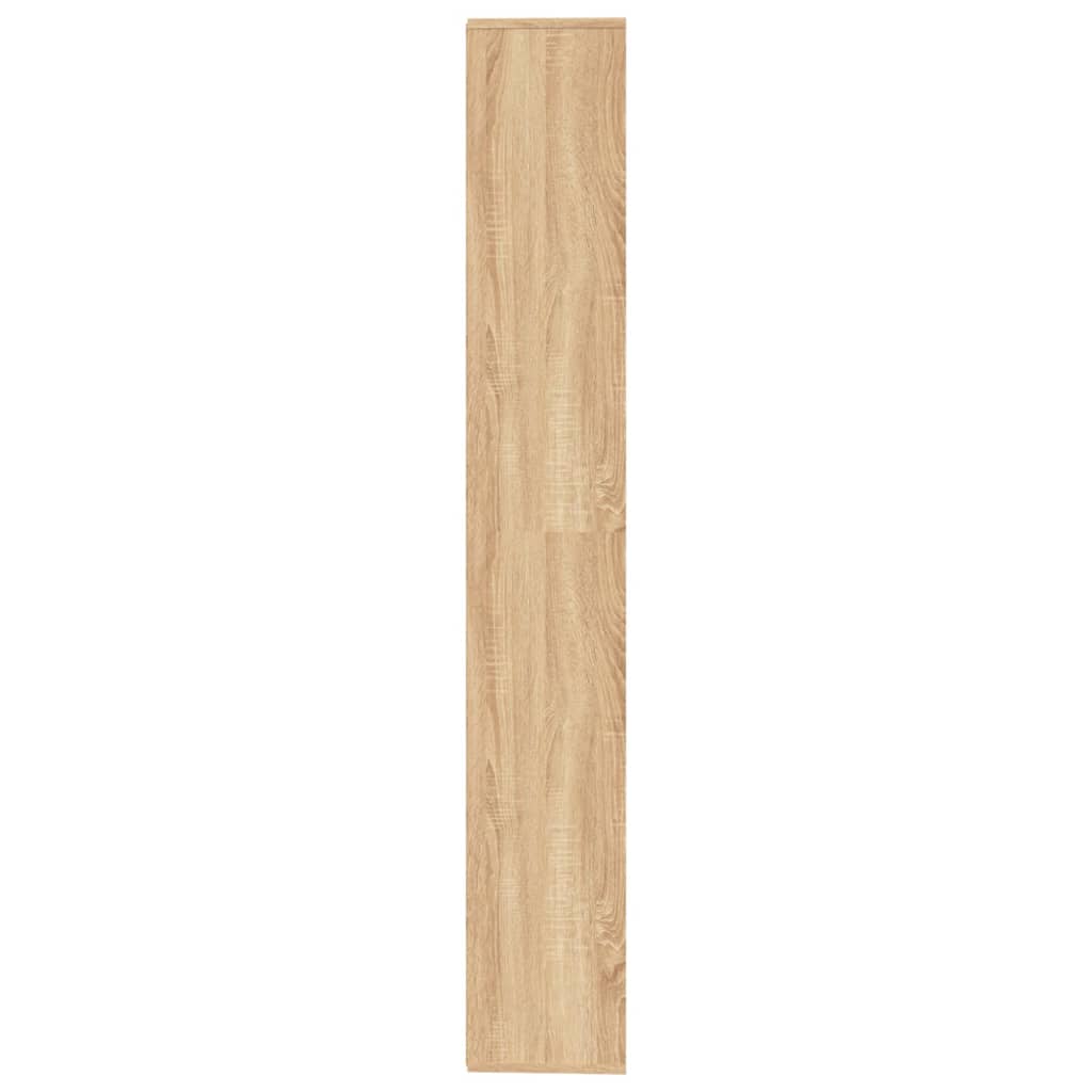 vidaXL Estantería madera contrachapada color roble Sonoma 155x24x160cm
