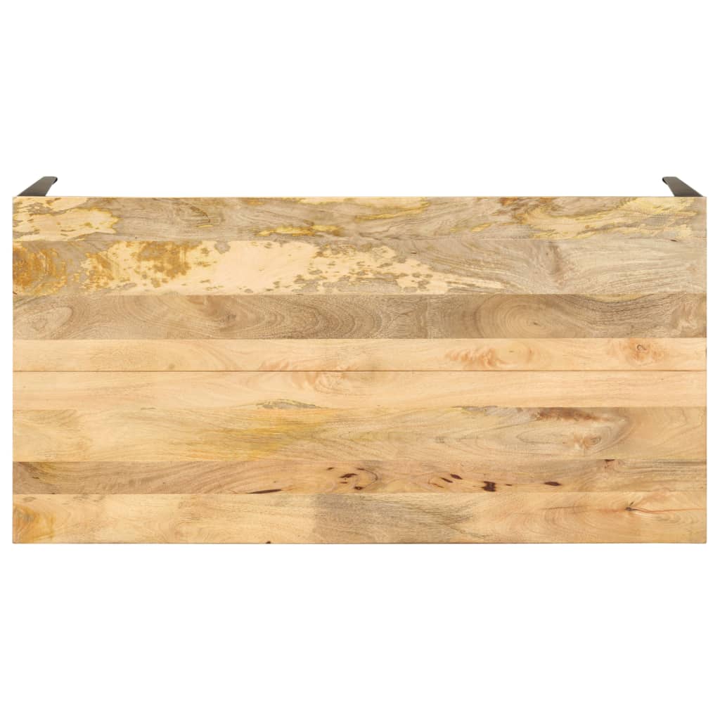 vidaXL Mesa de comedor de madera maciza de mango 140x70x76 cm