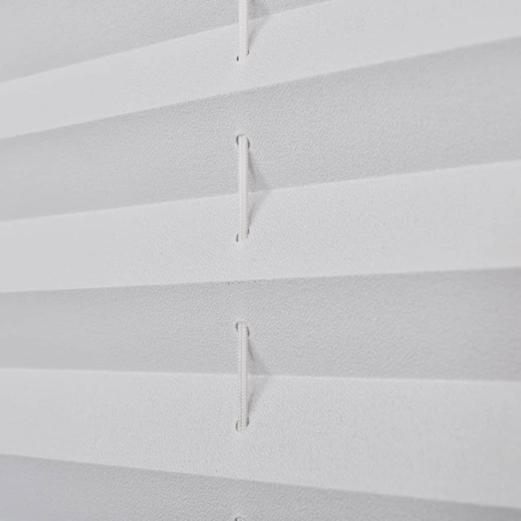 Persiana Cortina plisada blanca 80x200cm