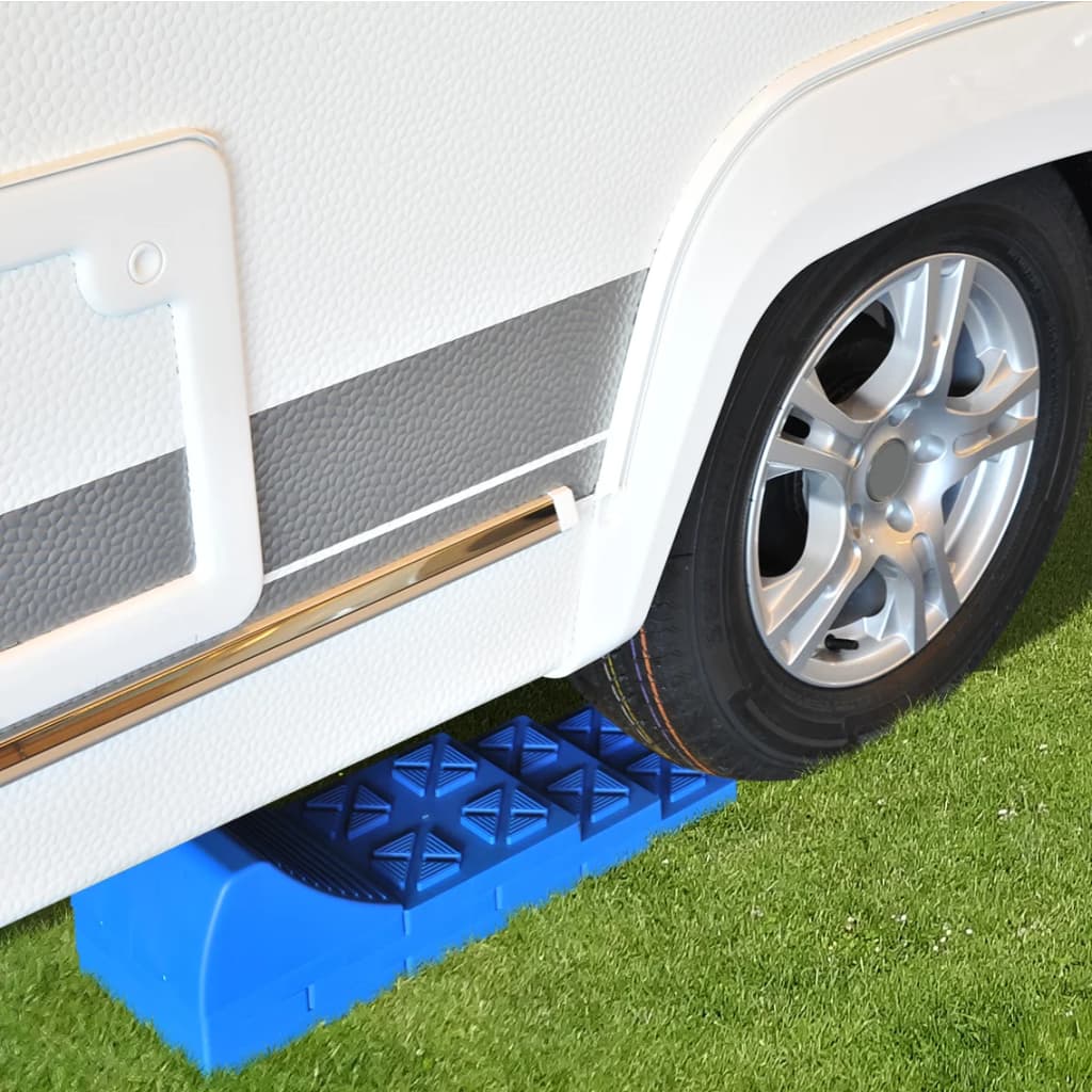 ProPlus Niveladores apilables para caravana plástico azul