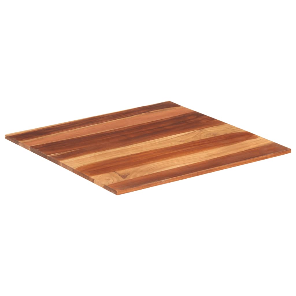 vidaXL Tablero de mesa madera maciza de acacia 15-16 mm 70x70 cm