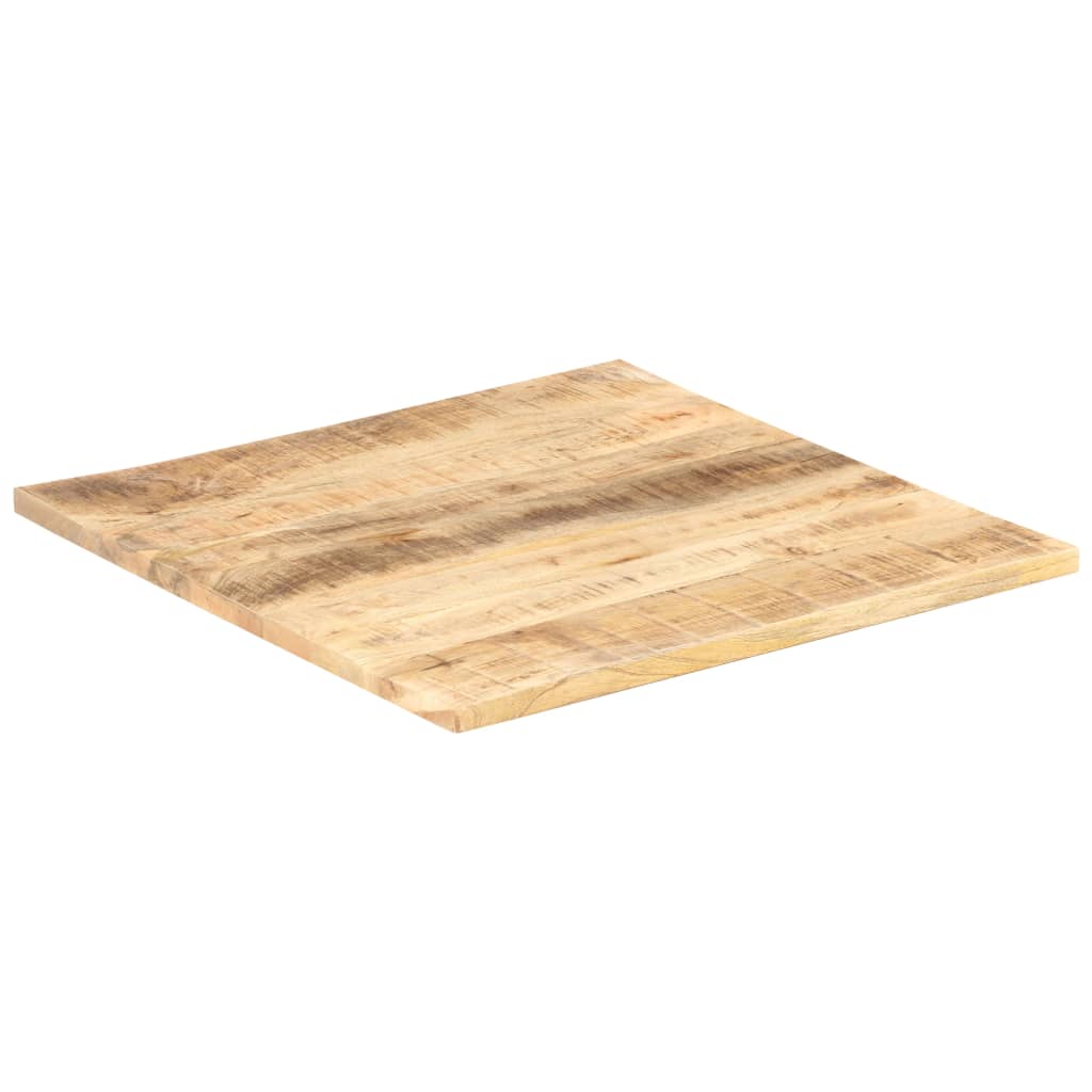 vidaXL Superficie de mesa madera maciza de mango 25-27 mm 60x60 cm
