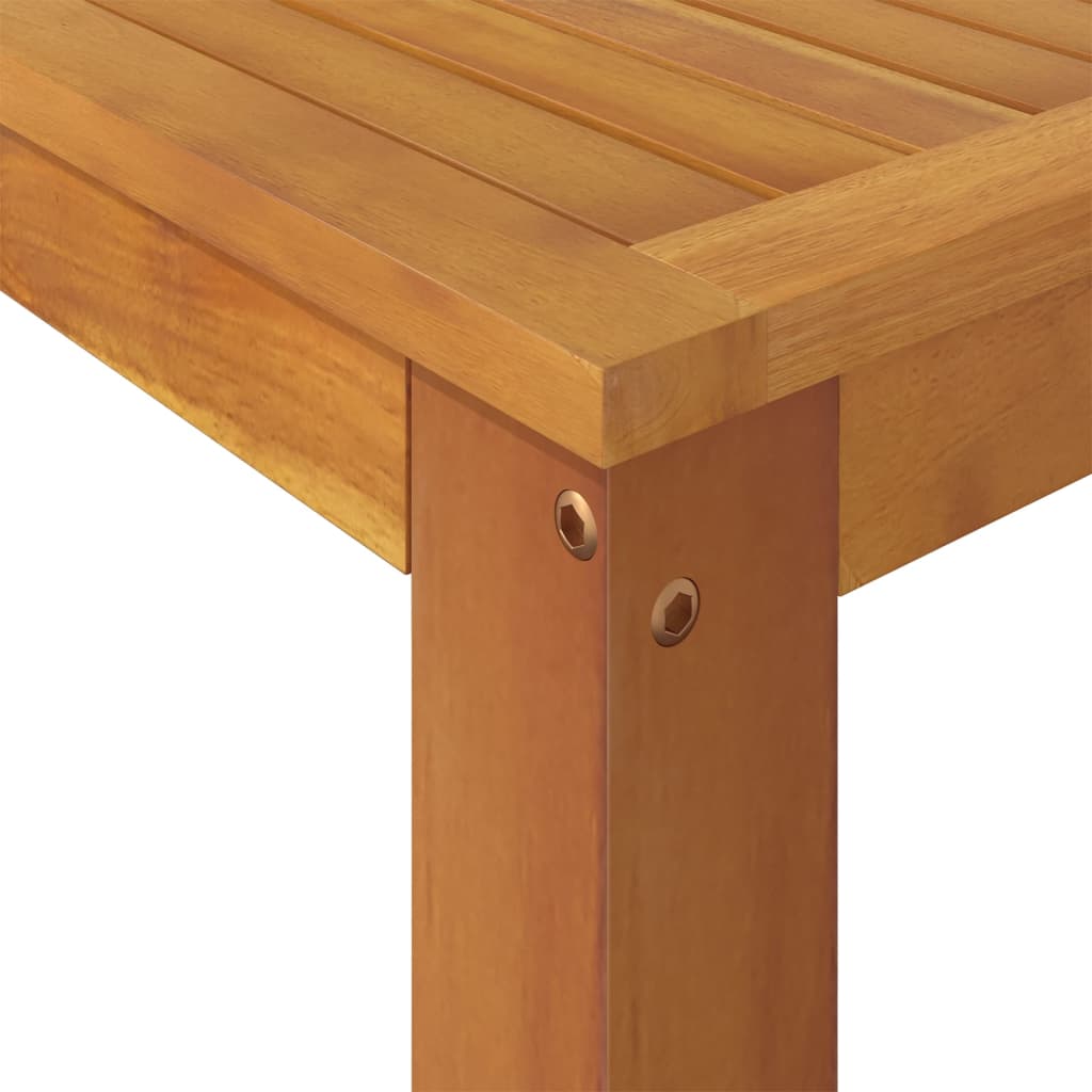 vidaXL Juego muebles de bar de jardín 3 pzas madera de acacia maciza