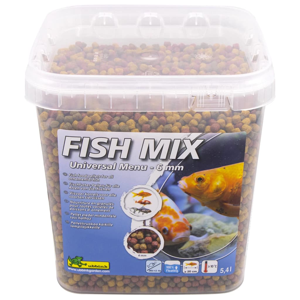 Ubbink Comida para peces Fish Mix Universal Menu 6 mm 5,4 l