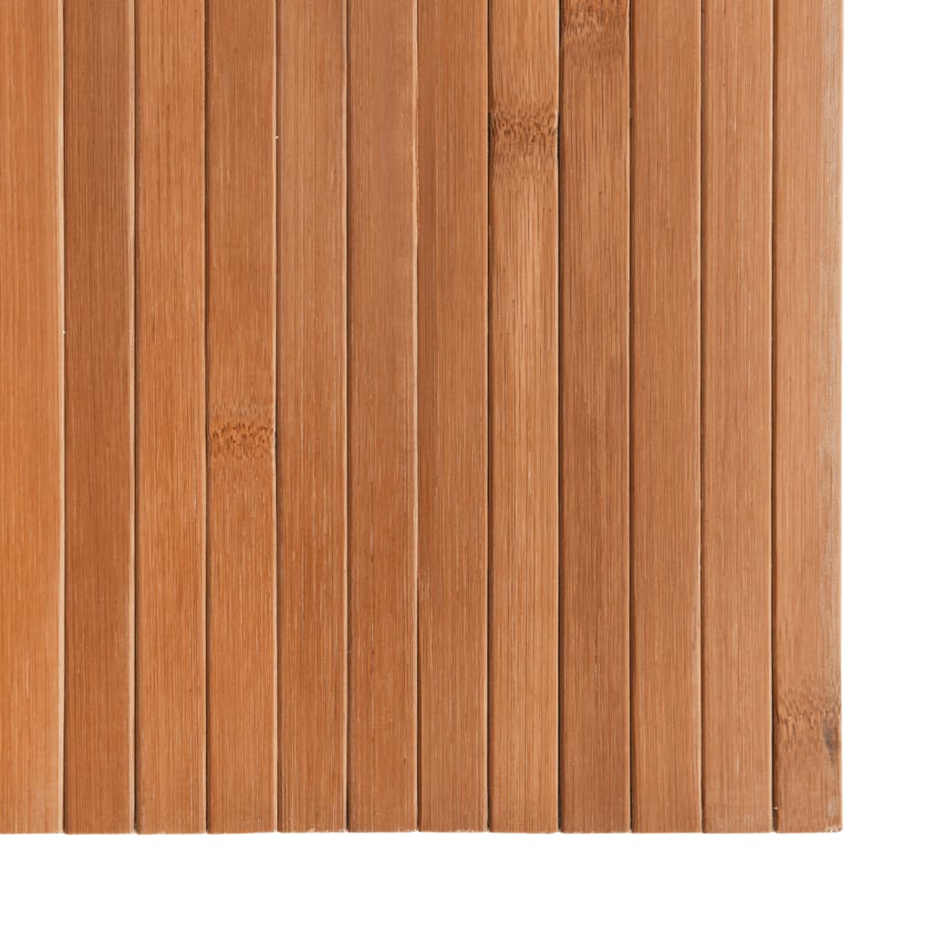 vidaXL Alfombra rectangular bambú color natural 60x100 cm