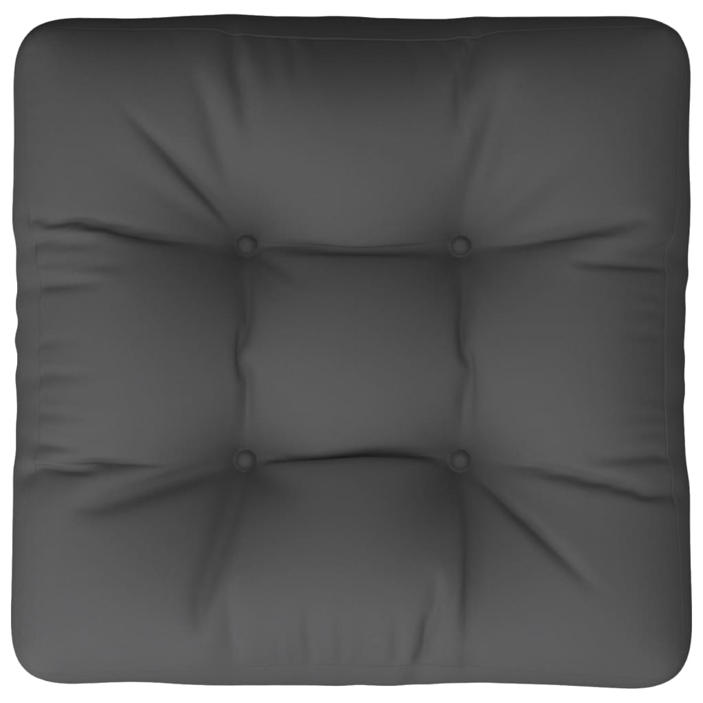 vidaXL Cojín para sofá de palets de tela antracita 60x61,5x10 cm