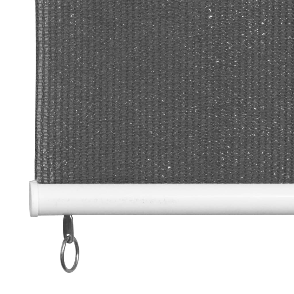 vidaXL Persiana enrollable de exterior 240x230 cm gris antracita