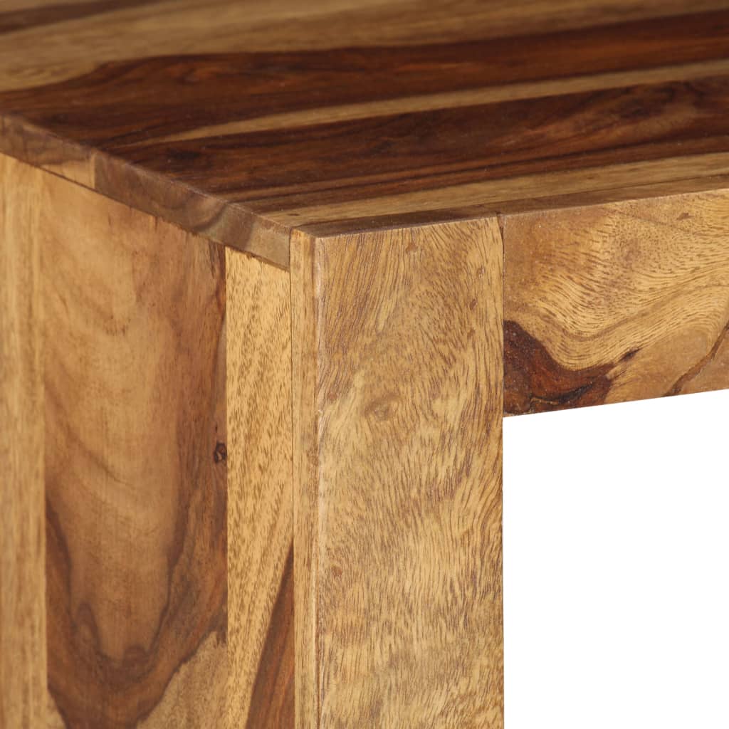vidaXL Mueble para TV de madera maciza de sheesham 80x30x40 cm