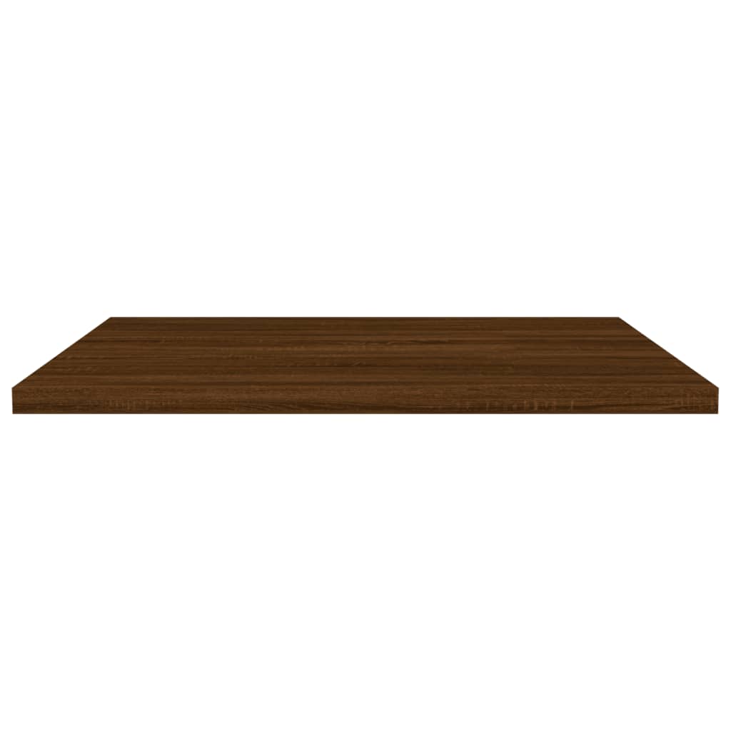 vidaXL Estantes pared 4 uds madera ingeniería marrón roble 40x50x1,5cm