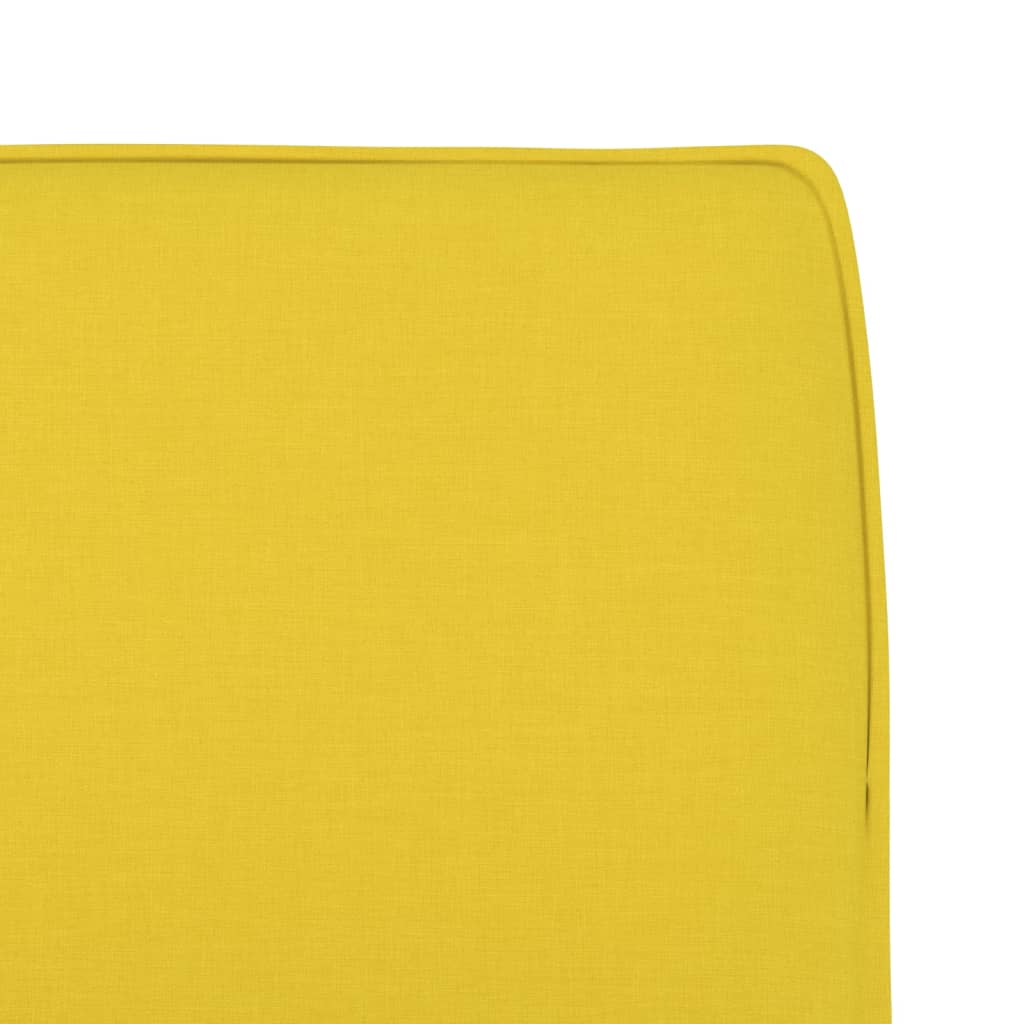 vidaXL Sillón de relax tela amarillo claro 52x75x76 cm
