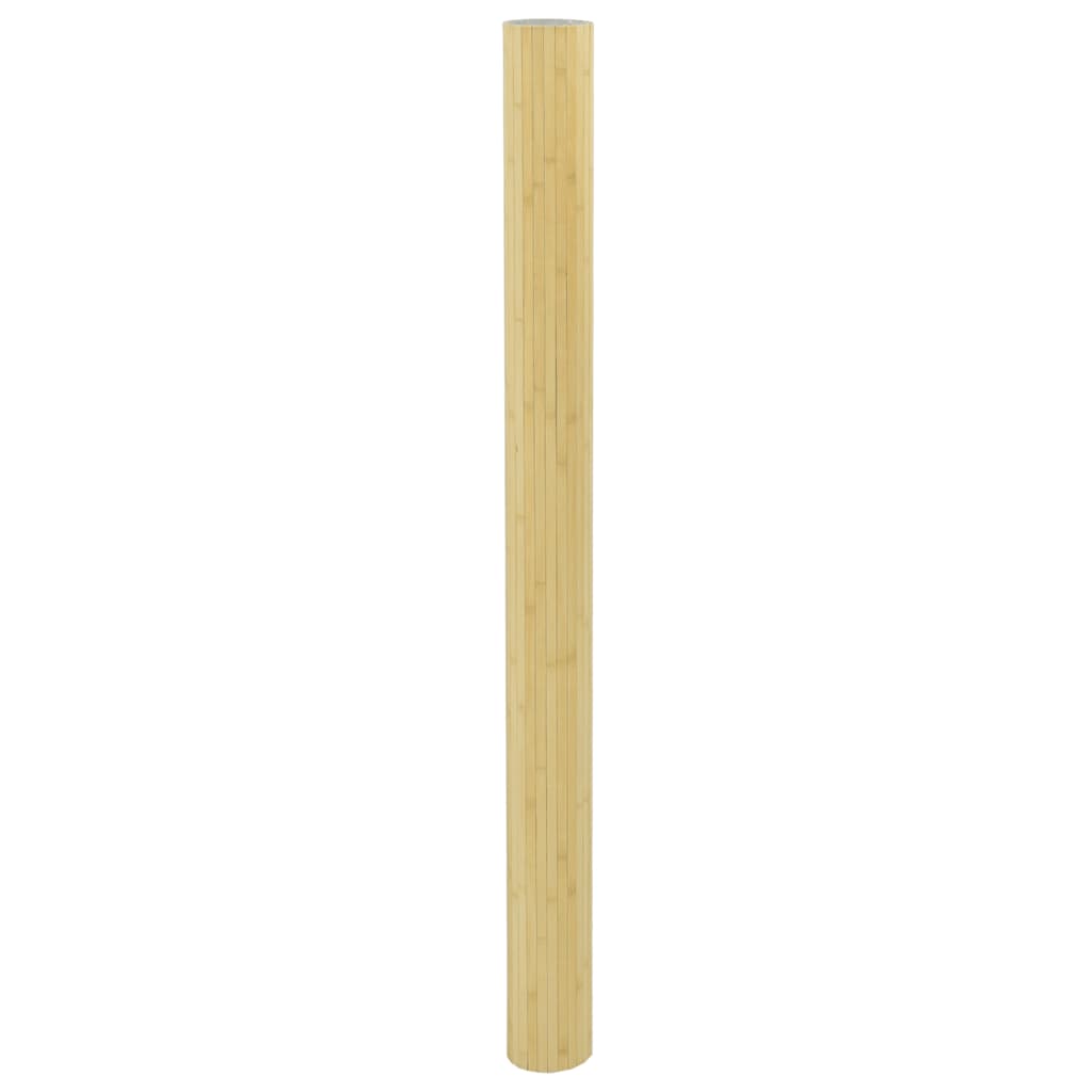vidaXL Biombo divisor de bambú color natural claro 165x400 cm