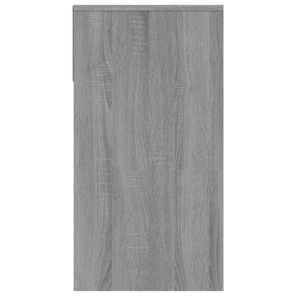 vidaXL Mesa consola madera contrachapada gris Sonoma 100x39x75 cm