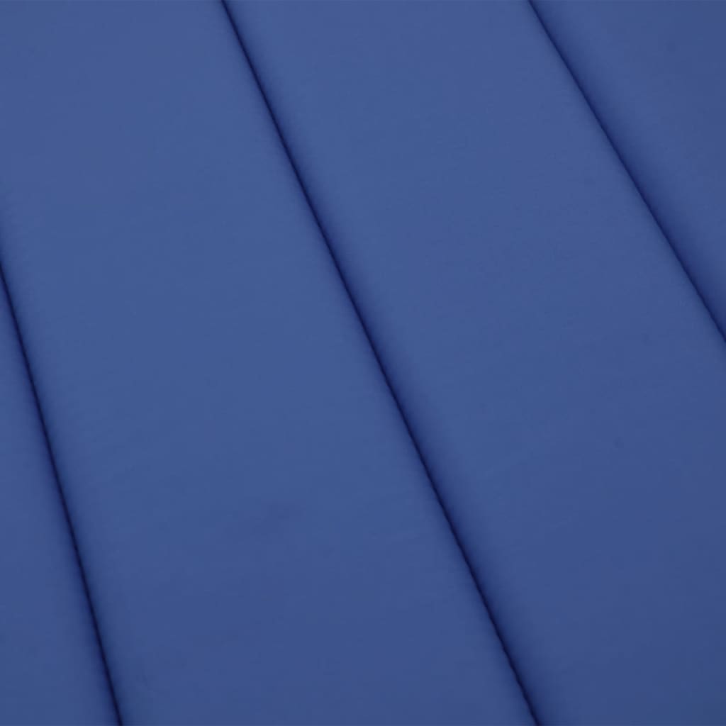 vidaXL Cojín de tumbona de tela Oxford azul 200x60x3 cm