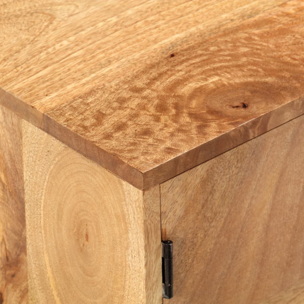 vidaXL Mesa de centro de madera maciza de mango 90x50x35 cm