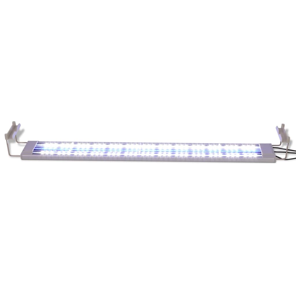 vidaXL Lámpara LED de acuario 80-90 cm aluminio IP67