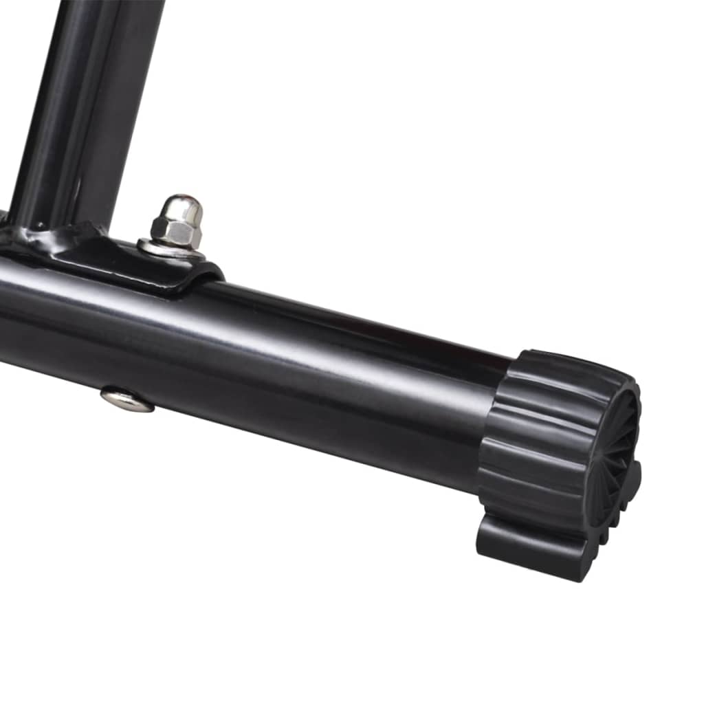 vidaXL Bicicleta estática plegable magnética con respaldo 2,5 kg